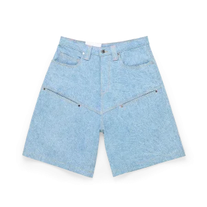 DENIM SHORT BLANKET WASH